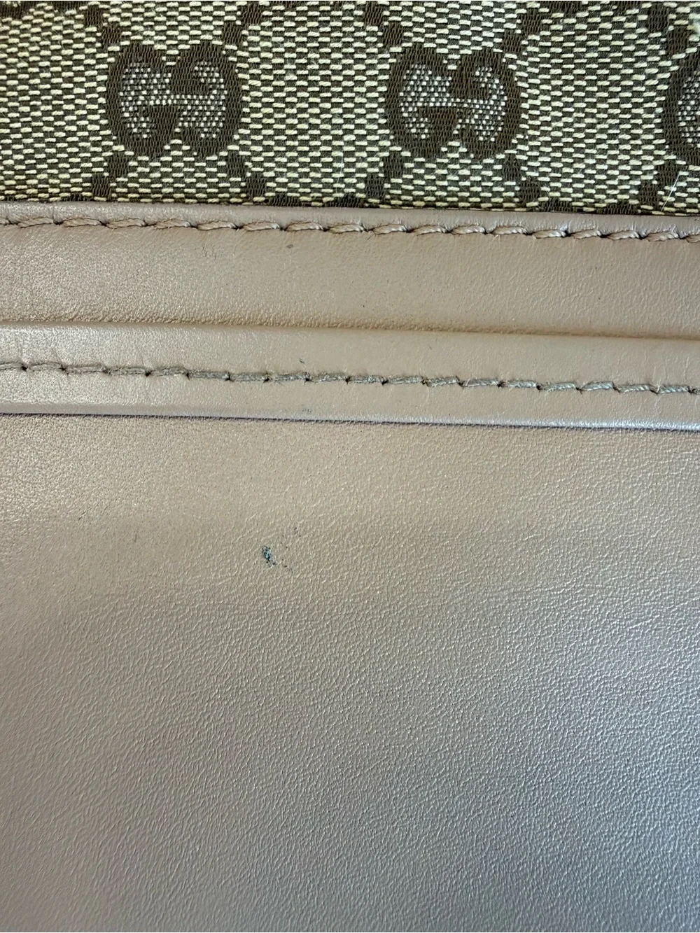 Gucci Tan/Brown GG Canvas and Leather Shoulder Bag